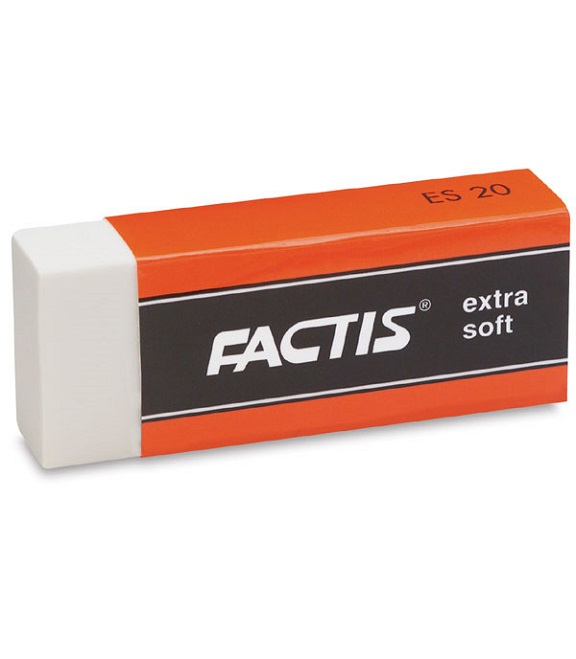 White Vinyl Eraser, Factis by General